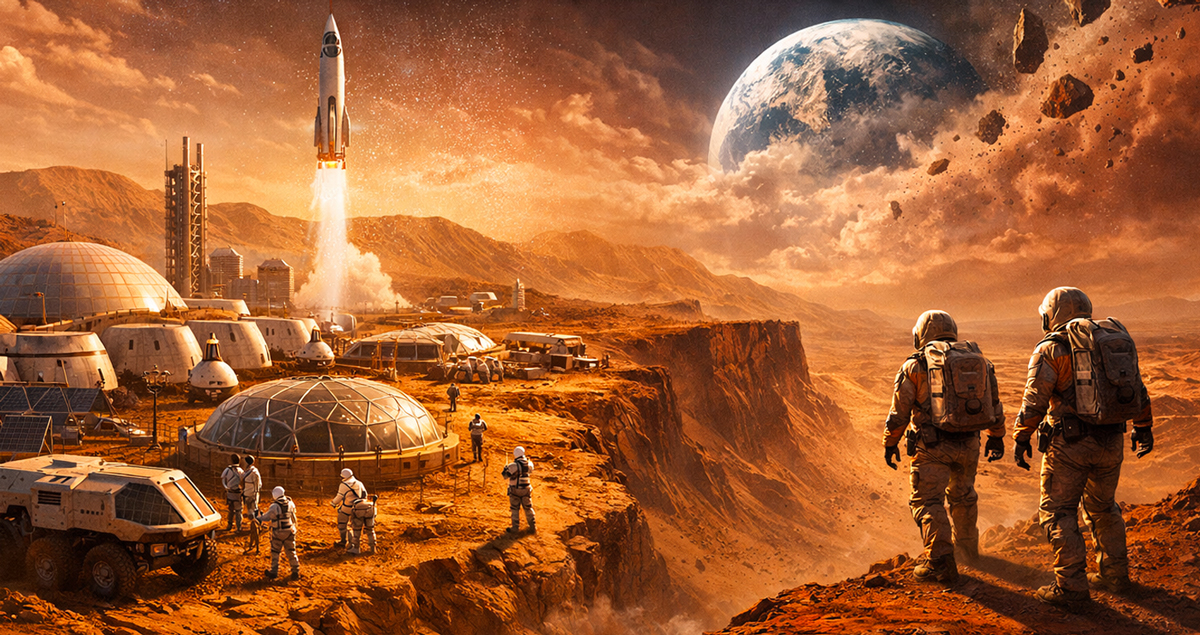“Mars’a gitmek, insanlığın sigortası mı; yoksa Dünya’yla yüzleşmekten kaçmanın yeni yolu mu?”