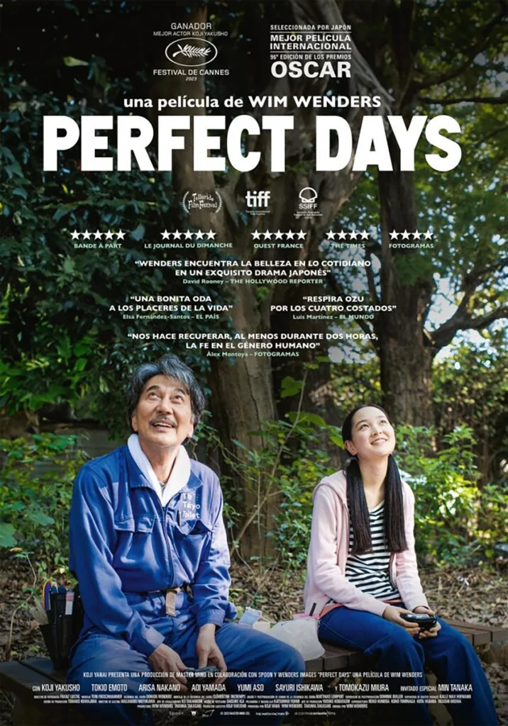 Wim Wenders imzalı Perfect Days filminin resmi afişi