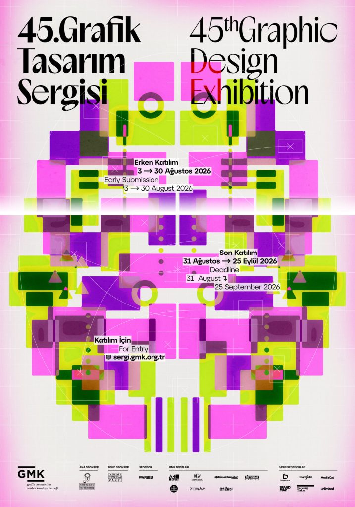 45. GMK Grafik Tasarım Sergisi Afiş Tasarımı