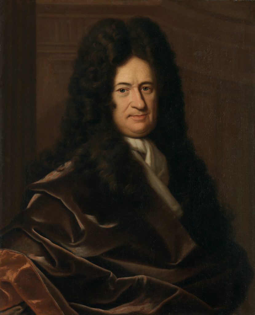 Bernhard Christoph Francke (gest. 1729), Gottfried Wilhelm Leibniz, Leinwand 81 x 66 cm