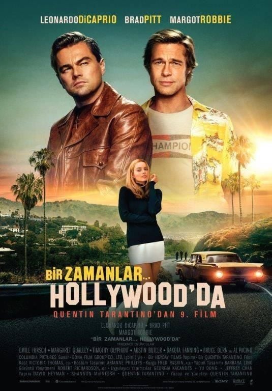 Tarantino’nun “Bir Zamanlar… Hollywood’da” Film Afişi