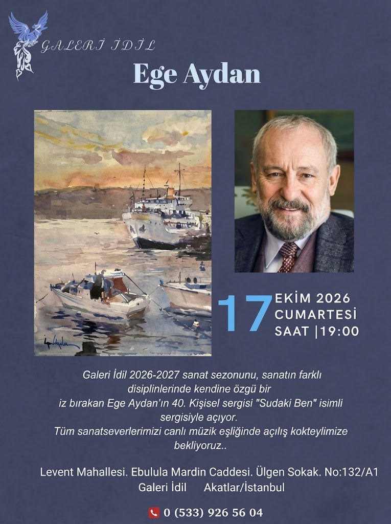 Ege Aydan Galeri İdil Sergi Afişi
