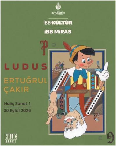 Haliç Sanat 1. Ertuğrul Çakır’ın “Ludus” sergi Afiş Tasarımı